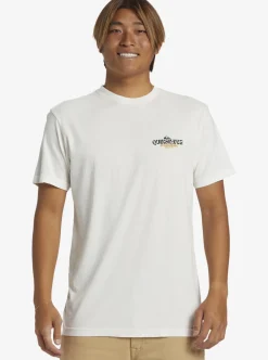Fashion Quiksilver Bold Move T-Shirt Antique White