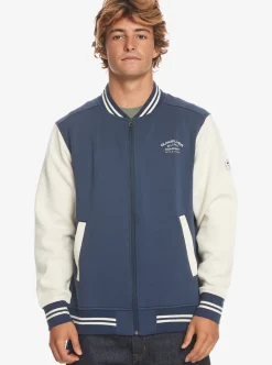 Store Quiksilver Bomber Zip-Up Fleece Naval Academy