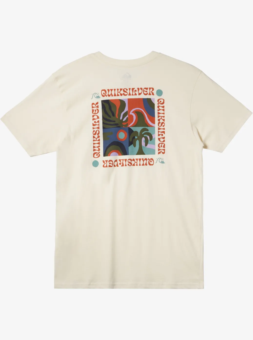 New Quiksilver Bon Weekend T-Shirt Birch