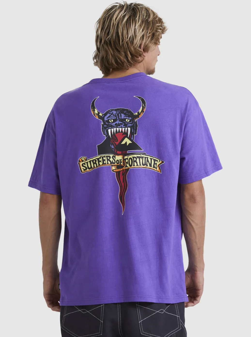 Clearance Quiksilver Boogieman T-Shirt Passion Flower
