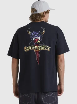 Cheap Quiksilver Boogieman T-Shirt Black