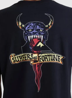 Cheap Quiksilver Boogieman T-Shirt Black
