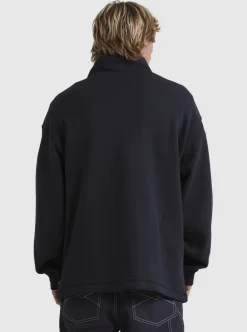 Shop Quiksilver Boogieman Zip Sweatshirt Black