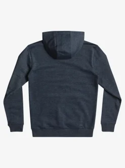 Clearance Quiksilver Boy'S 8-16 Big Logo Fleece Top Navy Blazer Heather