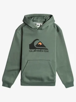 Flash Sale Quiksilver Boy'S 8-16 Big Logo Fleece Top Laurel Wreath