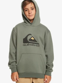 Flash Sale Quiksilver Boy'S 8-16 Big Logo Fleece Top Laurel Wreath