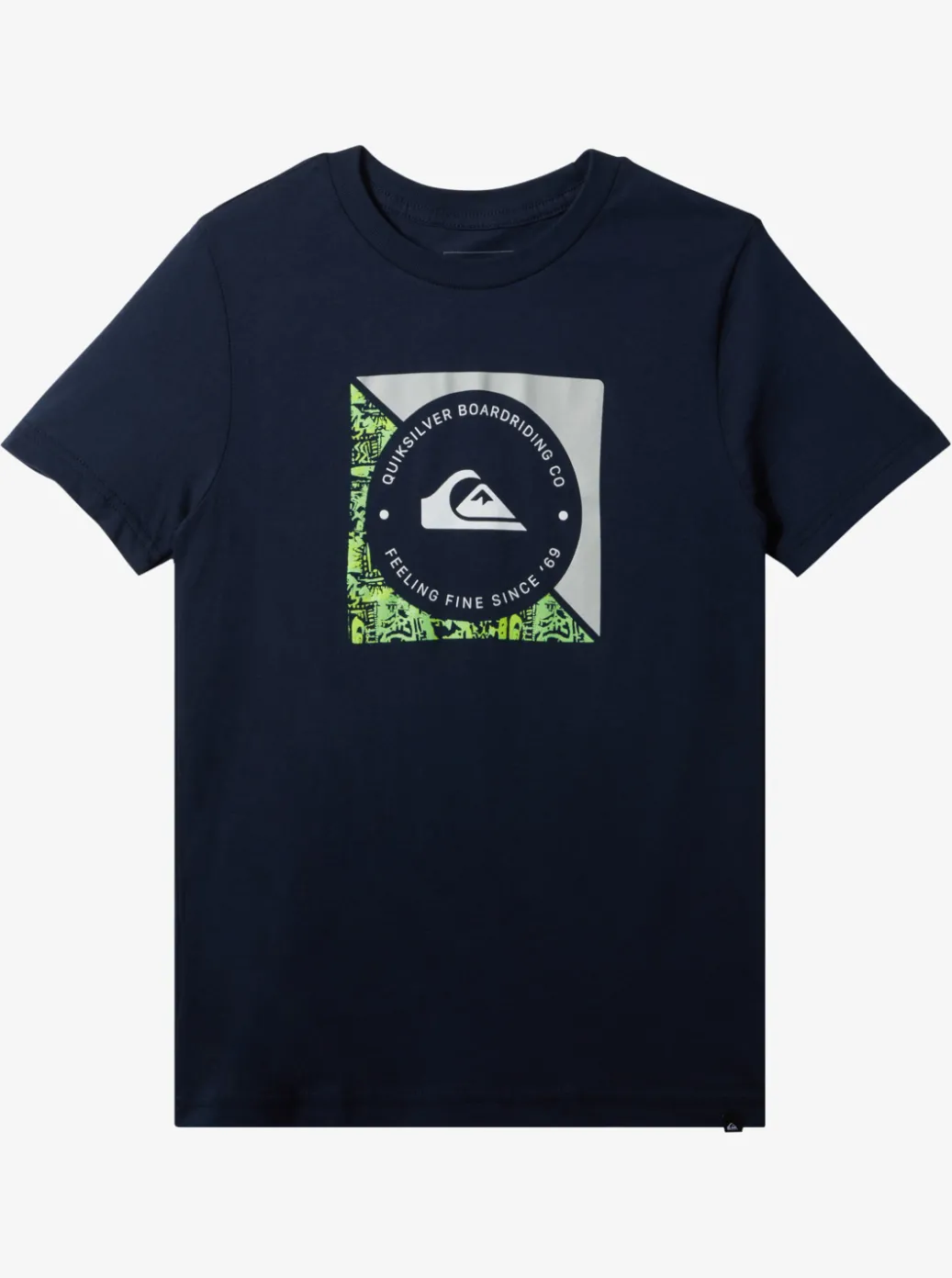 Flash Sale Quiksilver Boy'S 8-16 Boardshort Linked T-Shirt Navy Blazer