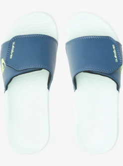Hot Quiksilver Boy'S 8-16 Bright Coast Glow Slide Sandals Green 1