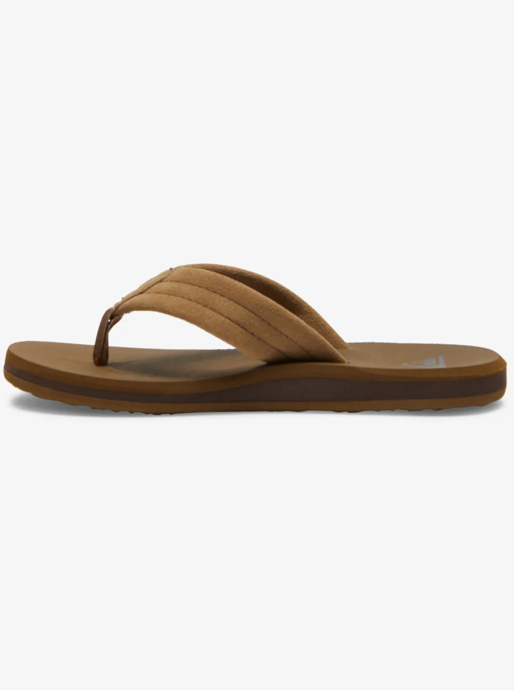 Shop Quiksilver Boy'S 8-16 Carver Suede Core Sandals Tan 1