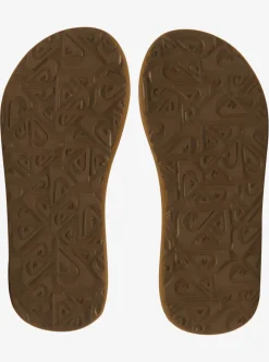 Shop Quiksilver Boy'S 8-16 Carver Suede Core Sandals Tan 1