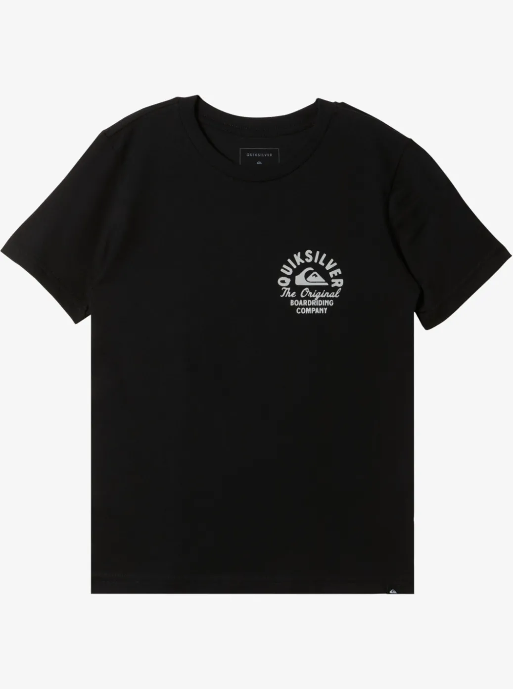 Online Quiksilver Boy'S 8-16 Circled Script T-Shirt Black