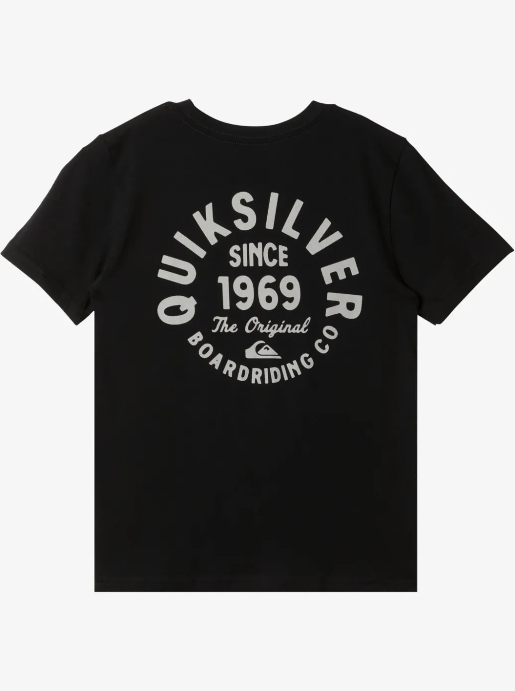 Online Quiksilver Boy'S 8-16 Circled Script T-Shirt Black