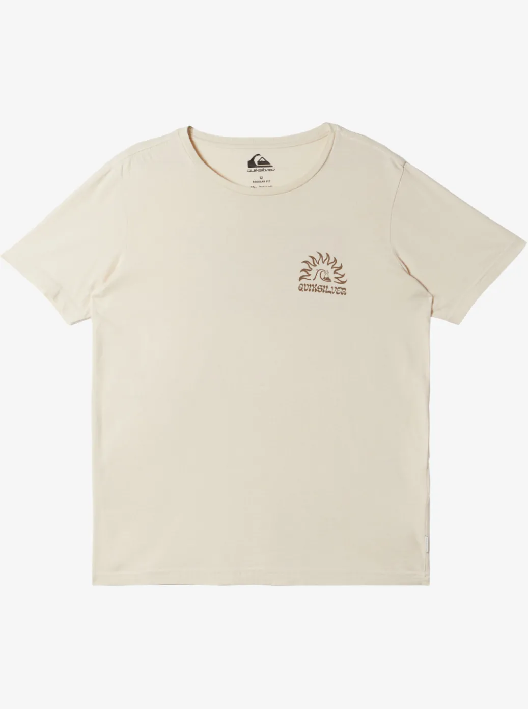 Sale Quiksilver Boy'S 8-16 Earthy Type T-Shirt Birch