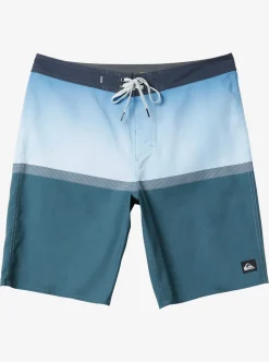 New Quiksilver Boys 8-16 Everyday Division 17" Boardshorts Aegean Blue