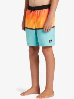 Sale Quiksilver Boy'S 8-16 Everyday Mix Vl 15Nb Elastic Waist Shorts Orange Pop