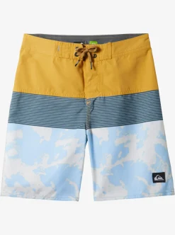 Cheap Quiksilver Boy'S 8-16 Everyday Panel 17" Boardshorts Mustard