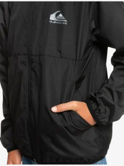 Hot Quiksilver Boy'S 8-16 Everyday Water Repellent Windbreaker Black