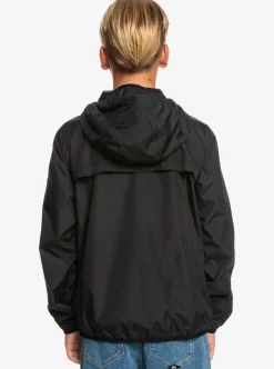 Hot Quiksilver Boy'S 8-16 Everyday Water Repellent Windbreaker Black