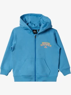 New Quiksilver Boy'S 8-16 Going Big Zip Pullover Sweatshirt Azure Blue