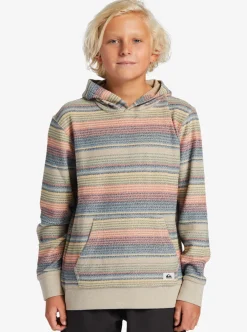 Outlet Quiksilver Boys 8-16 Great Otway Hoodie Plaza Taupe Great Otway