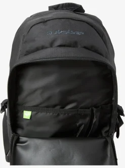 Best Sale Quiksilver Boy'S 8-16 Hi Flagpole Chompine 12L Small Backpack Black