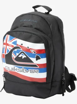 Best Sale Quiksilver Boy'S 8-16 Hi Flagpole Chompine 12L Small Backpack Black