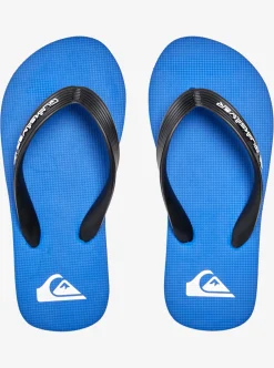 Outlet Quiksilver Boy'S 8-16 Molokai Core Flip-Flops Blue 1