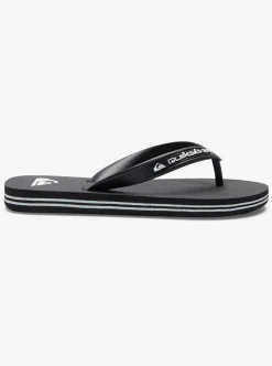 Flash Sale Quiksilver Boy'S 8-16 Molokai Core Flip-Flops Black 1