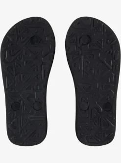 Flash Sale Quiksilver Boy'S 8-16 Molokai Core Flip-Flops Black 1