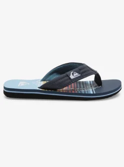 Clearance Quiksilver Boy'S 8-16 Molokai Layback Sandals Blue 4