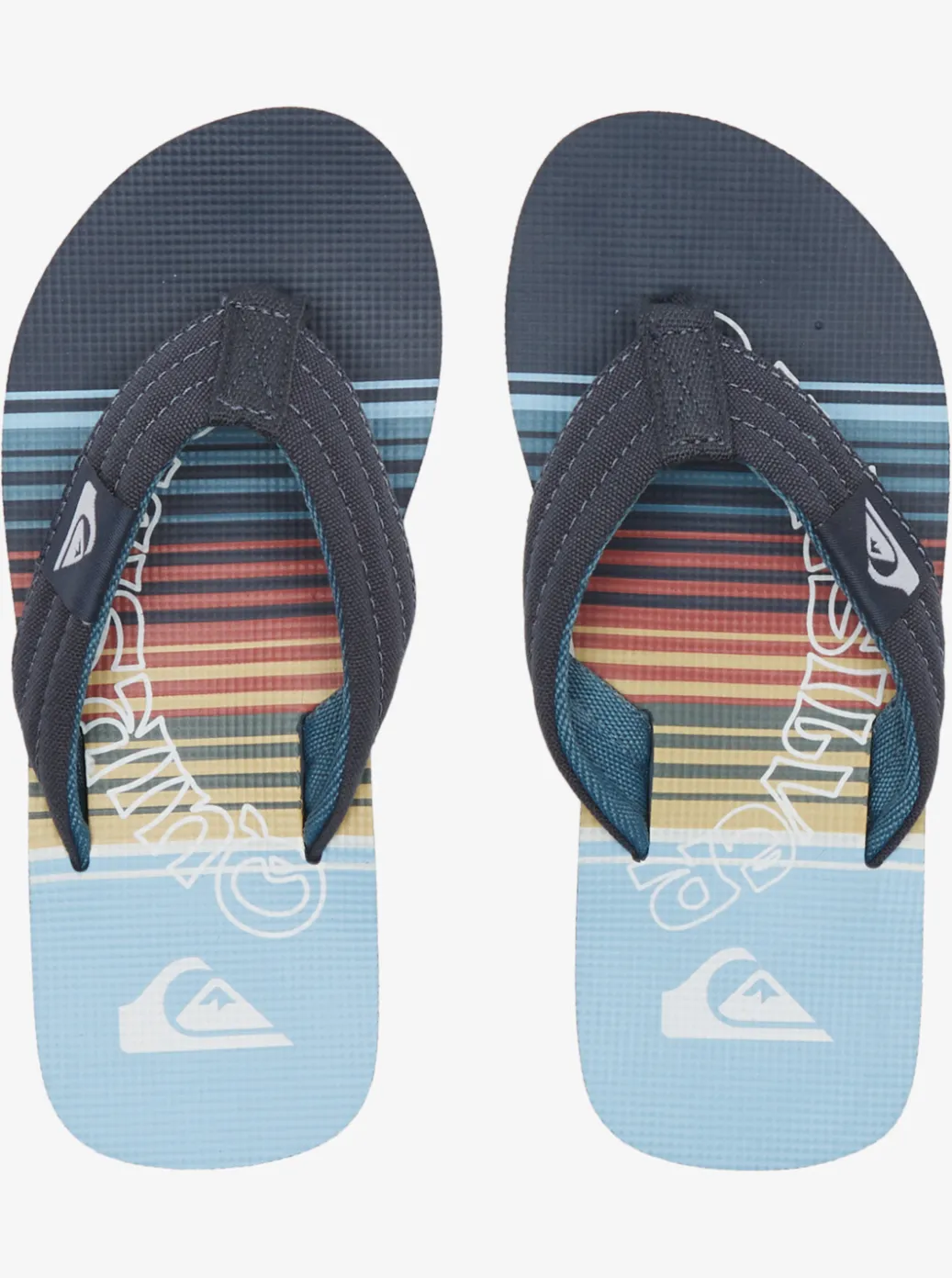 Clearance Quiksilver Boy'S 8-16 Molokai Layback Sandals Blue 4