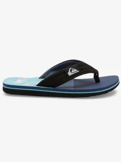 Cheap Quiksilver Boy'S 8-16 Molokai Layback Sandals Blue/Blue/Grey