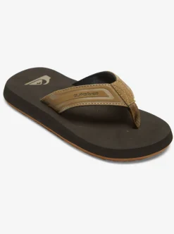 Online Quiksilver Boy'S 8-16 Monkey Wrench Core Sandals Tan 1
