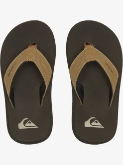 Online Quiksilver Boy'S 8-16 Monkey Wrench Core Sandals Tan 1