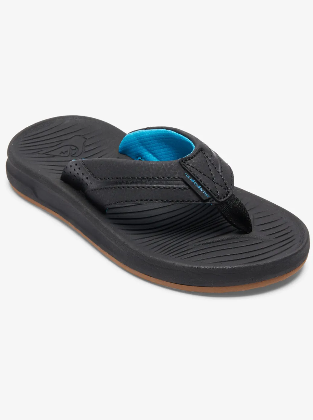 Store Quiksilver Boy'S 8-16 Oasis Sandals Black/Black/Brown