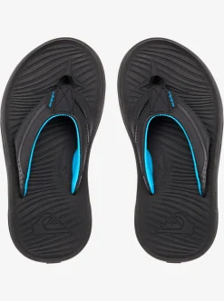 Store Quiksilver Boy'S 8-16 Oasis Sandals Black/Black/Brown
