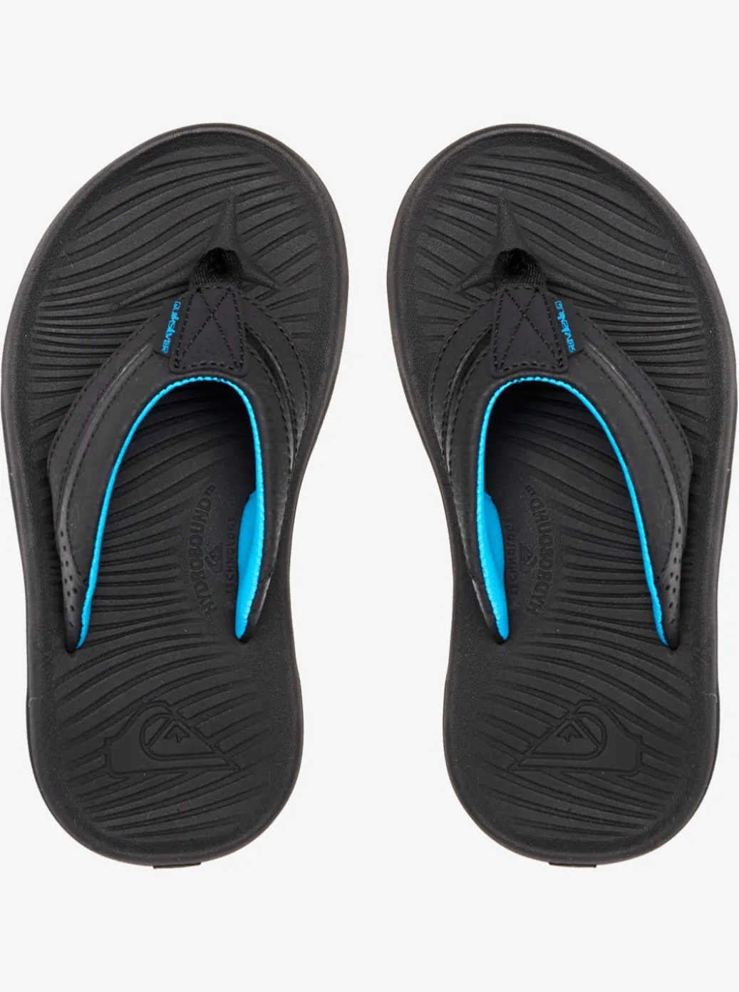 Store Quiksilver Boy'S 8-16 Oasis Sandals Black/Black/Brown