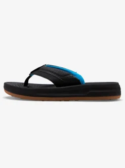 Store Quiksilver Boy'S 8-16 Oasis Sandals Black/Black/Brown