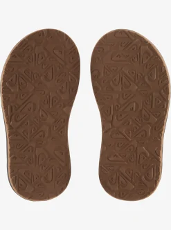 Store Quiksilver Boy'S 8-16 Oasis Sandals Black/Black/Brown