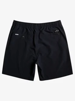 Store Quiksilver Boy'S 8-16 Ocean Elastic 18" Amphibian Boardshorts Black