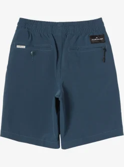 Outlet Quiksilver Boy'S 2-7 Ocean Elastic Waist 14" Amphibian Boardshorts Midnight Navy