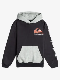 Fashion Quiksilver Boy'S 8-16 Omni Logo Hoodie Black
