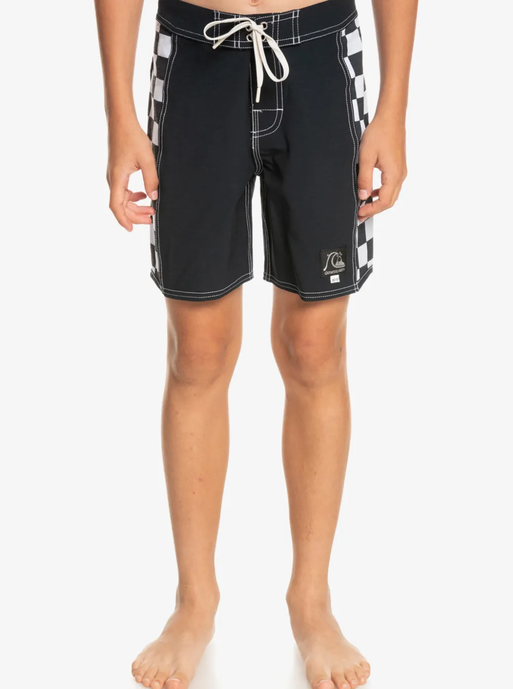 New Quiksilver Boy'S 8-16 Original Arch 15" Boardshorts Black
