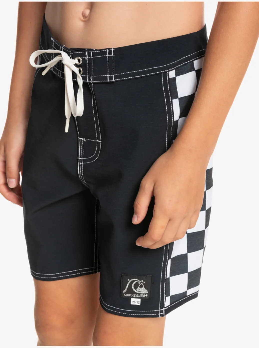 New Quiksilver Boy'S 8-16 Original Arch 15" Boardshorts Black