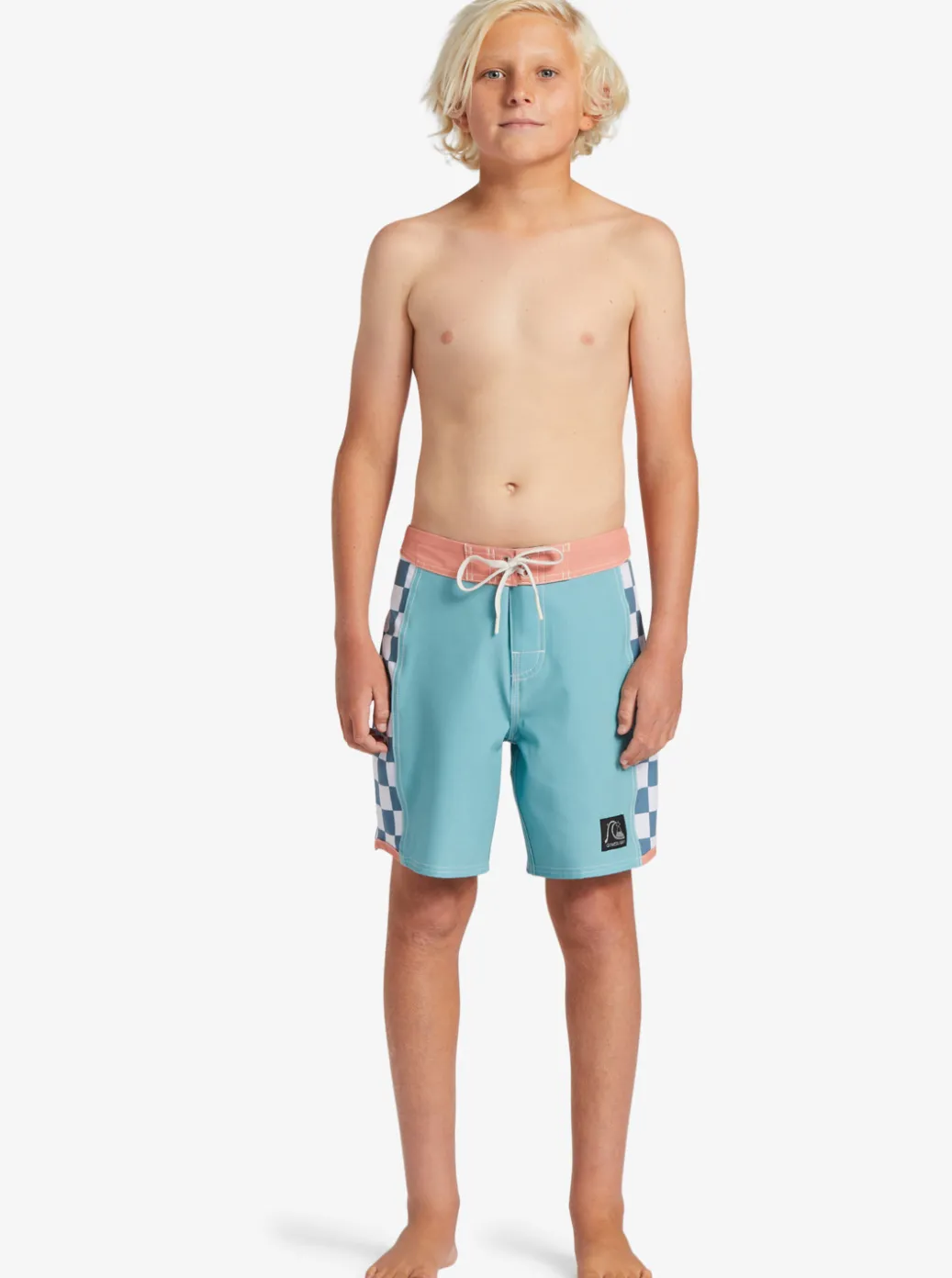 New Quiksilver Boy'S 8-16 Original Arch 15" Boardshorts Reef Waters