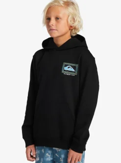 Hot Quiksilver Boy'S 8-16 Perfect Peaking Stingrayhoody Pullover Sweatshirt Black
