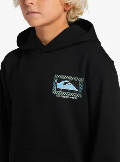 Hot Quiksilver Boy'S 8-16 Perfect Peaking Stingrayhoody Pullover Sweatshirt Black