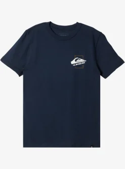 Best Sale Quiksilver Boy'S 8-16 Quik Moves T-Shirt Navy Blazer