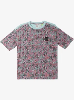 Fashion Quiksilver Boy'S 8-16 Radical All-Over T-Shirt Purple Rose Radical Times 233