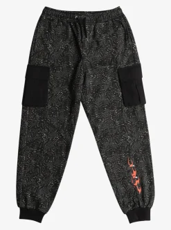 Online Quiksilver Boy'S 8-16 Radical Cargo Joggers Black Radical Times 233